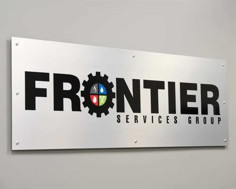 Frontier Services Group Name Plaque