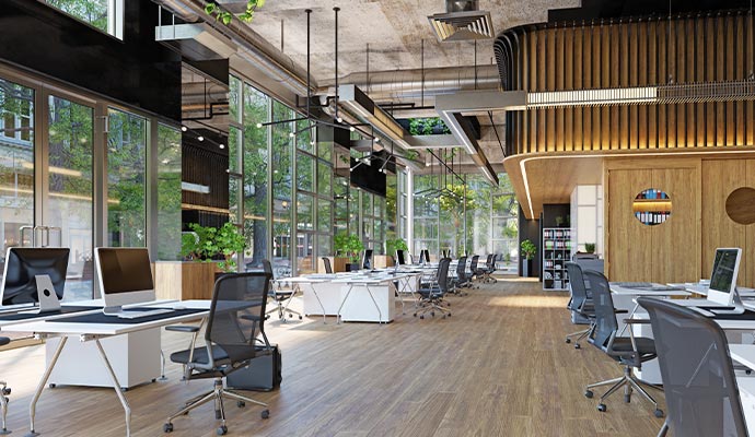 Modern office space interior